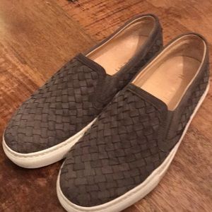 M. Gemi The Cerchio Gray Woven Slip-on Sneaker